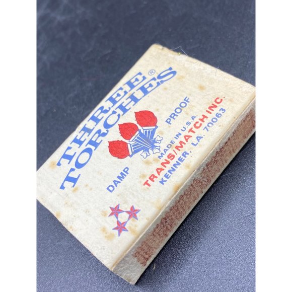 Vintage Three Torches Damp Proof Matches Matchbox - Picture 8 of 12